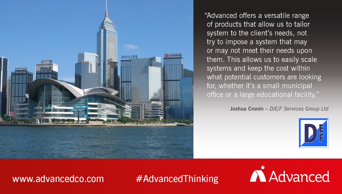 We are proud to offer a versatile range of products that are cost-efficient and effective for all applications

#AdvancedThinking