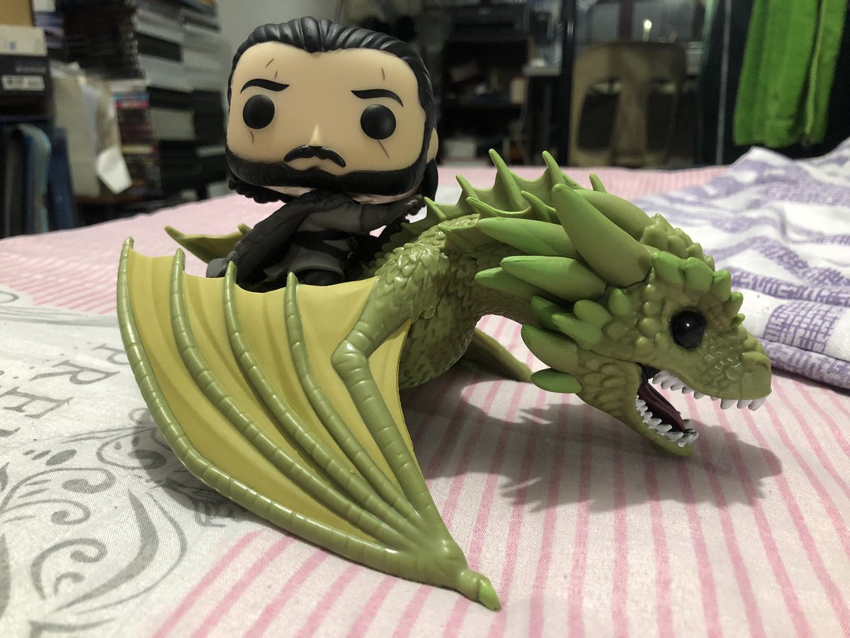 jmflorante's tweet image. Lord Jon Snow &amp;amp; Rhaegal have arrived.
#FunkoPopPH
#KoleksyonNiJing