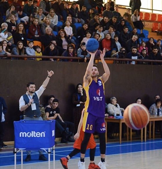 NEElite_Vault's tweet photo. Wow!!!! @MHagopian10 from our Class of 2015 @AlumniMass and previously @SuffolkMBB competing at the Armenian Professional All Star Game. It looks like Mike is also shooting the moneyball at their three point competition https://t.co/yETL2V2cg9
