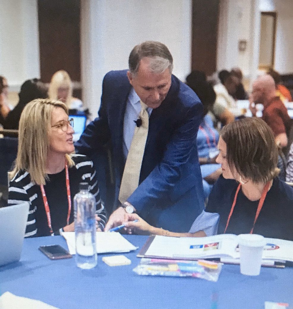 This photo captures our enthusiasm for Instructional Improvement.  #MSC2019  One of the most inspiring learning opportunities I have had with our partners at ICLE. Looking forward to Leadership Academy next week!  @RigorRelevance @HermistonSD