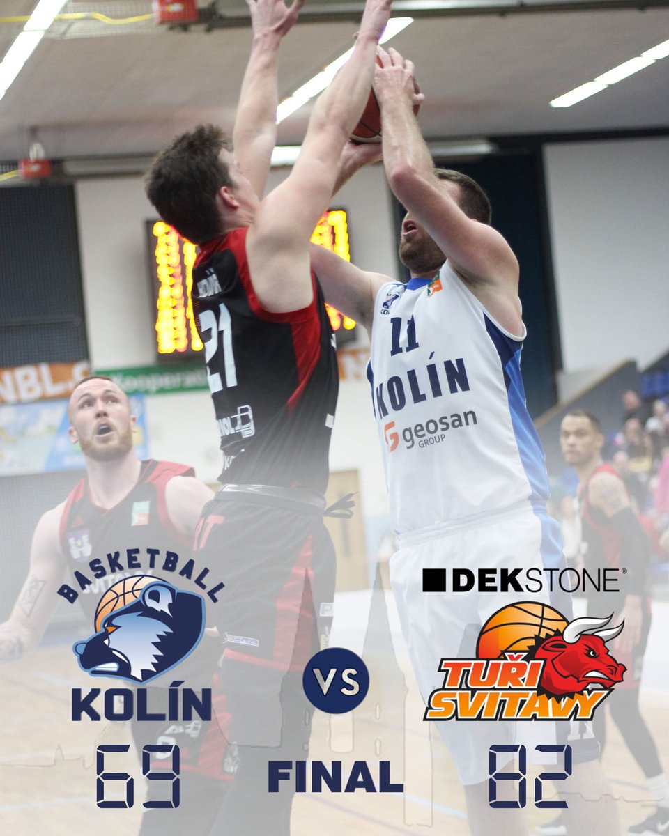 BCGEOSANKolin's tweet photo. We lost game against Tuři Svitavy by 13 points. https://t.co/1BJZF92Z75