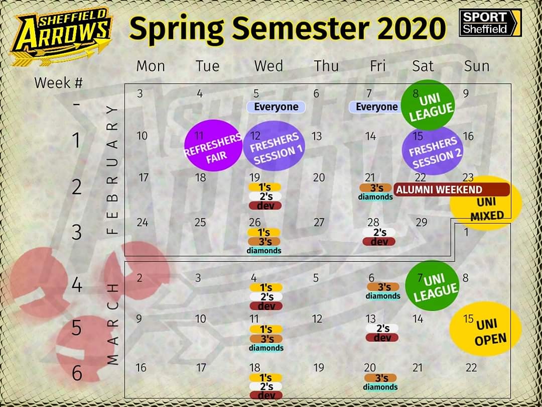 We'd like to say good luck to everyone who's taken exams and to those still studying🤞🍀 

We can't wait to get back to it; here's a preview of what to look forward to in the first half of next semester 👀 

A reminder that we'll be at the refreshers fair in on February 11th ⚫⭐