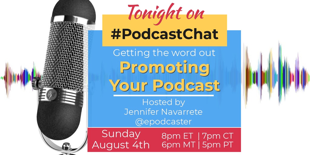 podcast_chat's tweet photo. Then we entered into August and the topic was all about  "Promoting Your Podcast" which began our lead up to the big @PodcastMovement conference. #podcastchat https://t.co/lvnJ9mIxJK