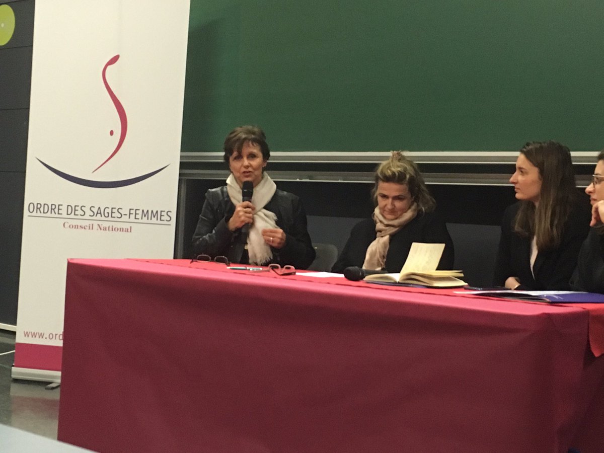 Belle intervention de @Poletti_B aux voeux du @CNOSF ! Y sont débattus : la place des sages-femmes dans le système de soins, le respect des demandes des femmes, la place des sages-femmes dans l’IVG Bref, il y a de quoi faire ! Tellement de défis Chouette on ne va pas s’ennuyer😉