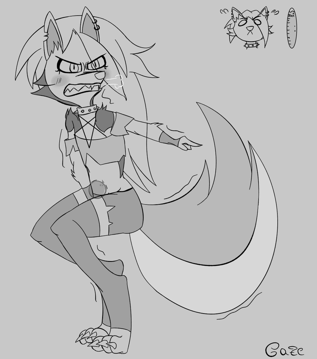 TheHiddenGaze's tweet photo. Commission for NeoPhoenixKnight(FA) of Loona From Helluva Boss https://t.co/dyQKATqHak