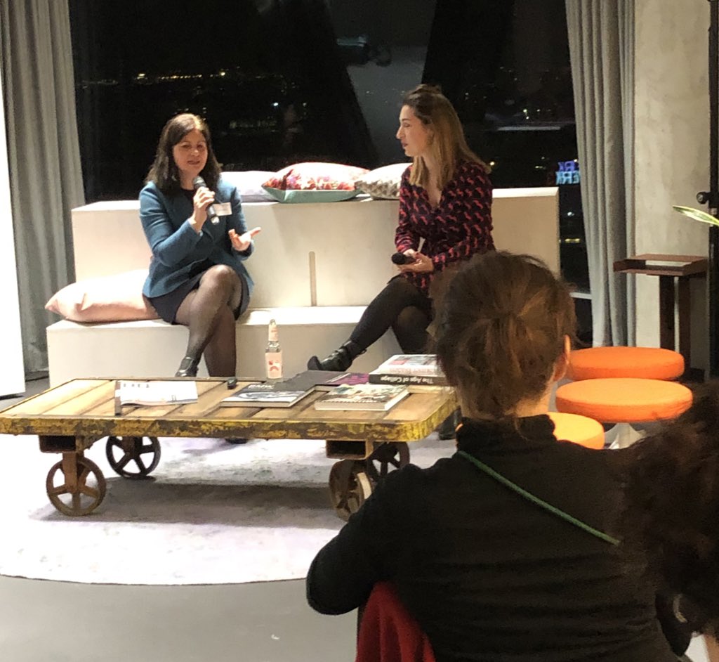Fireside chat at <a href="/A1__Digital/">A1 Digital</a> with CEO Dr. Elisabetta Castiglioni and <a href="/TijenOnaran/">Tijen Onaran</a> <a href="/gd_women/">Global Digital Women</a> in Munich tonight. 
...“#Rolemodels can be found in each and every situation, we just have to keep our eyes open 👀“