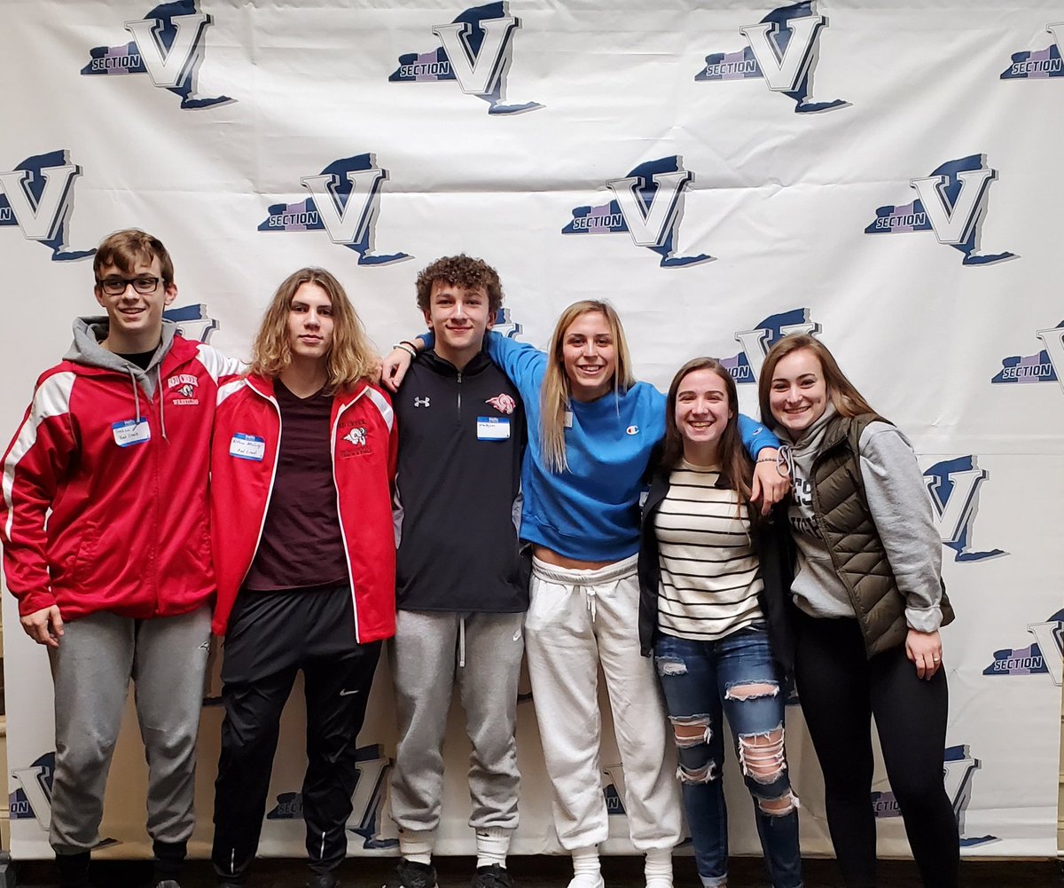 CoachBriggzy's tweet photo. A few Red Creek athletes had a great day of discussion and learning at the Section Five Leadership conference! @redcreekcsd  @SecVAthletics https://t.co/LiBYY8dyp0