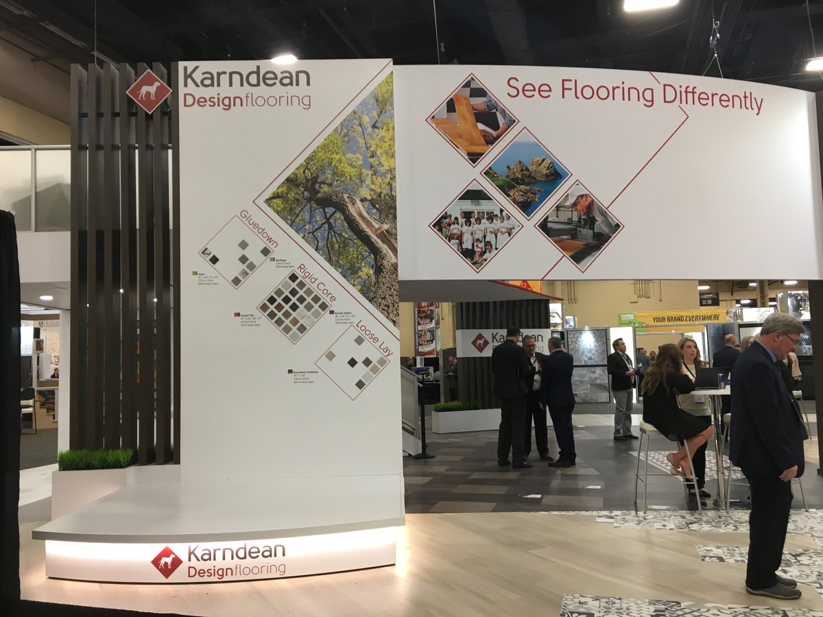 karndeanUSA's tweet image. Attending @TISEevents? Be sure to visit us in booth 4507 to see our latest product introductions - from patterned stones to marble-inspired rigid core! #TISE2020 #LVT #SeeFlooringDifferently