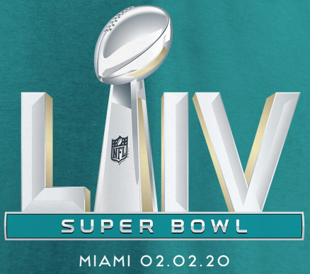 Chris Vannini on X: Who decided the logo for Super Bowl LIV