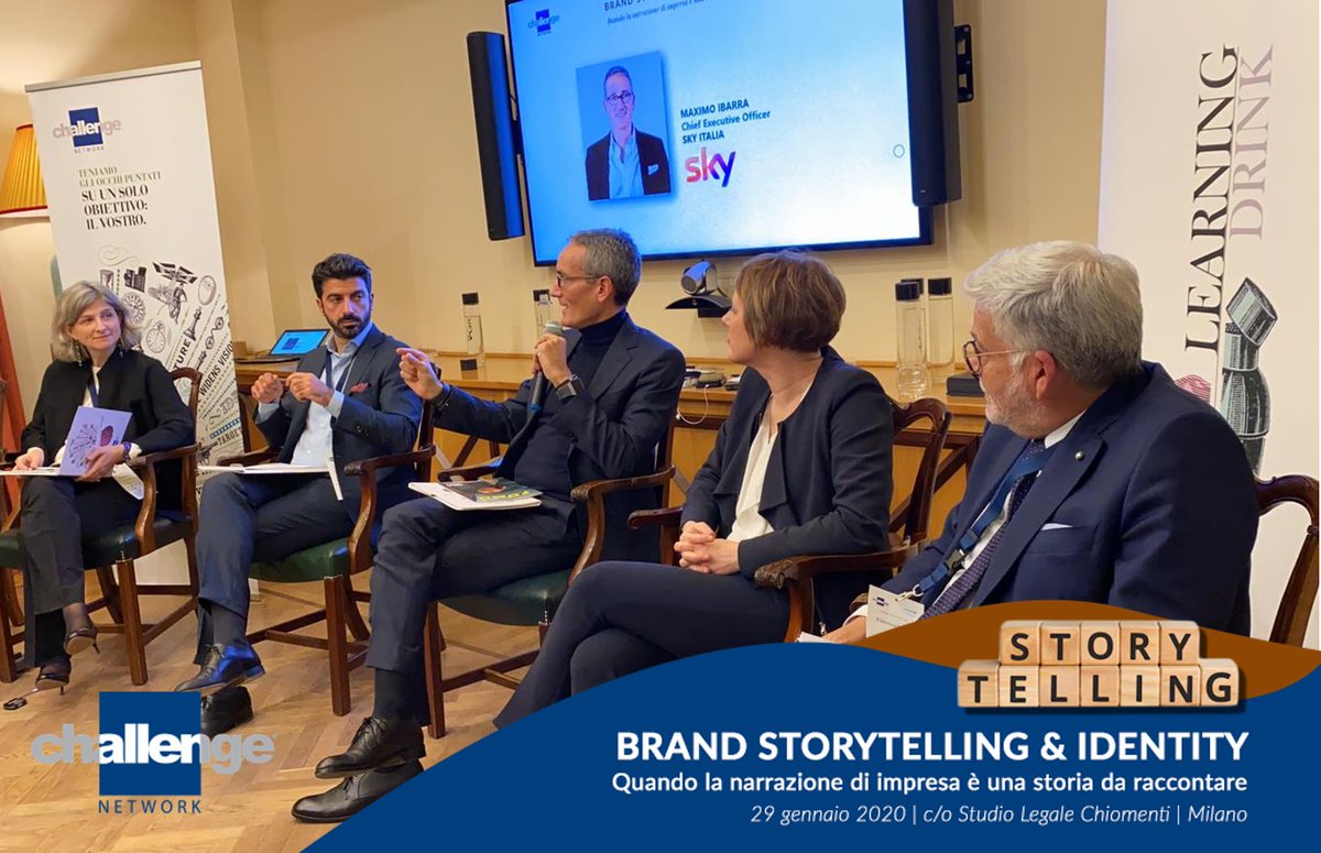 challengentwrk's tweet photo. @challengentwrk
#learningdrink Brand #Storytelling & #Identity,
@ChiomentiSL ospita arte e scienza di raccontare la #reputation, per emozionare, rivelare valori e condividere ideali. @UNICEF_Italia @Conad @SkyAtlanticIT @HumanSafetyNet @WunThompson @Reputation_Inst https://t.co/NDGEyYTqgw