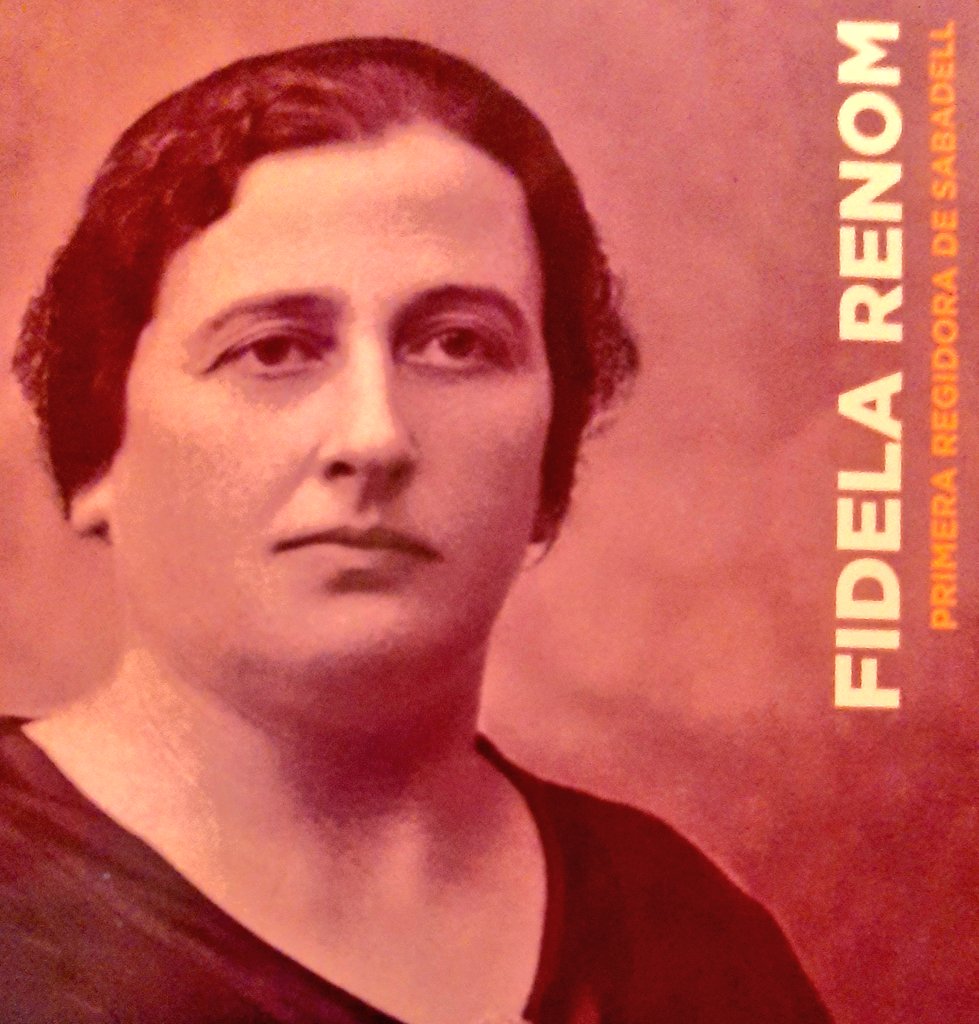 GabrielFerDiaz's tweet photo. A l'@EspaiAgora, presentació de l'opuscle "#FidelaRenom, primera regidora de #Sabadell», de la col·lecció #PioneresFeministes, editat per la @fjirla. Cal recordar la figura de la Fidela i la seva generació de republicanes pel seu compromís polític pels drets i llibertats! https://t.co/sk6zFDBLce