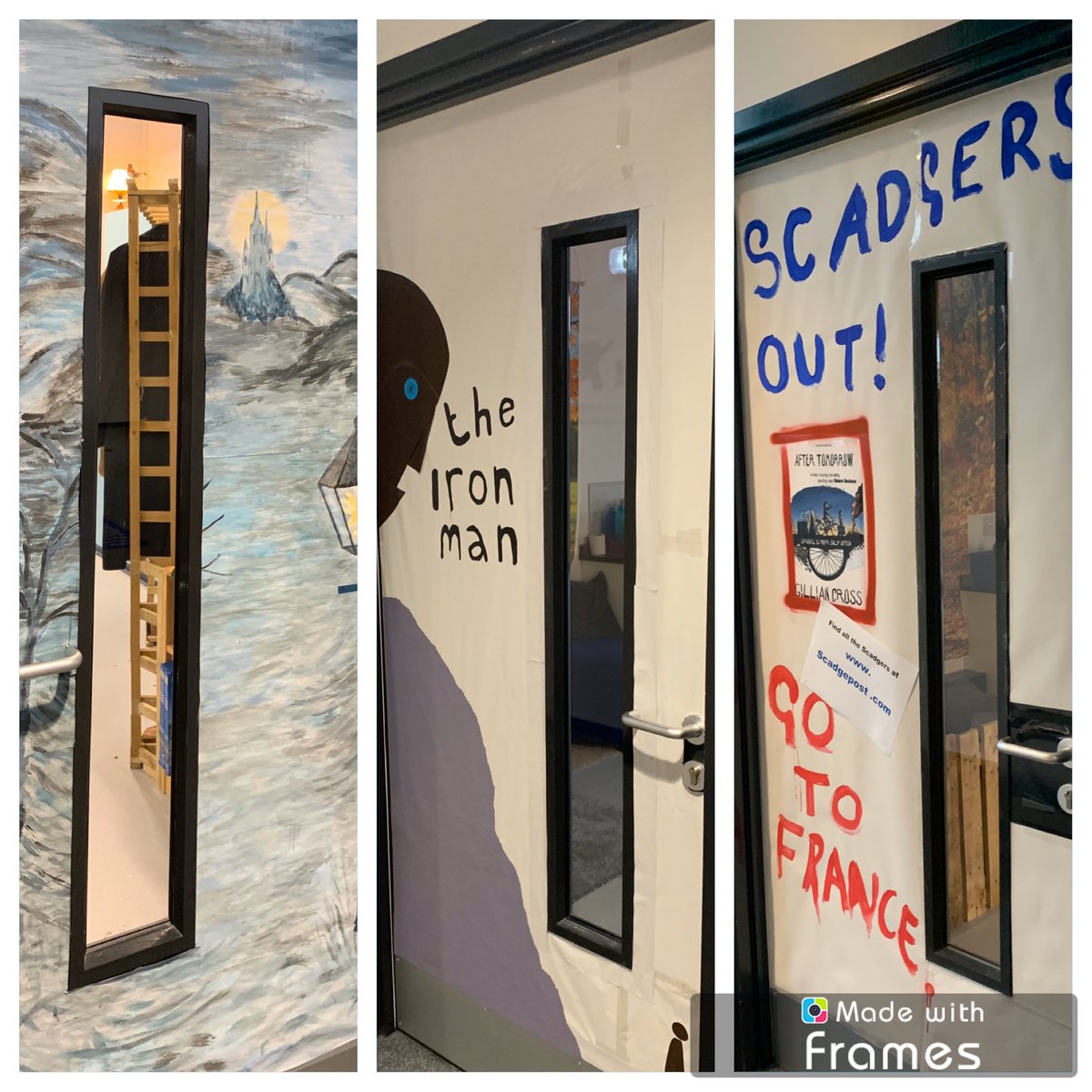 Lovely show of #reading at the heart of the #curriculum at St Mary’s RC in Malton - novel study door displays! <a href="/HmdDavenport/">Helen Davenport</a> <a href="/LisaDuffield5/">Lisa Duffield</a> <a href="/_Reading_Rocks_/">ReadingRocks</a>