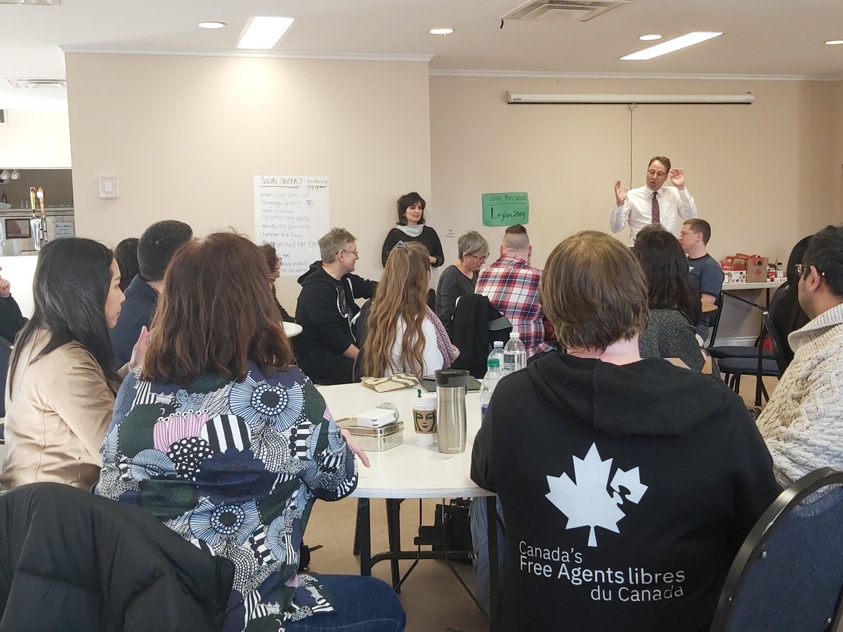 KateMcK8's tweet image. Patron of audacious disruption @jdneilbouwer addressing @FreeAgentLibre #GCagents with an...inspiring checklist?  #doingthingsdifferently