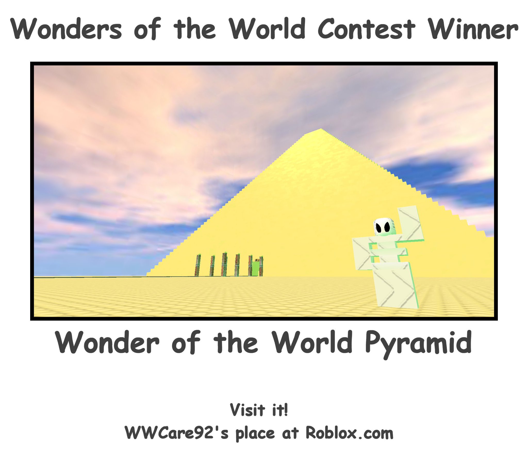 John Shedletsky And 3 154 054 Others On Twitter Old Roblox Contest Winners Screenshots From 2007 08ish Really Underline How Far The Visual Appeal Of The Platform Has Come I Think For This One We - roblox pyramid head