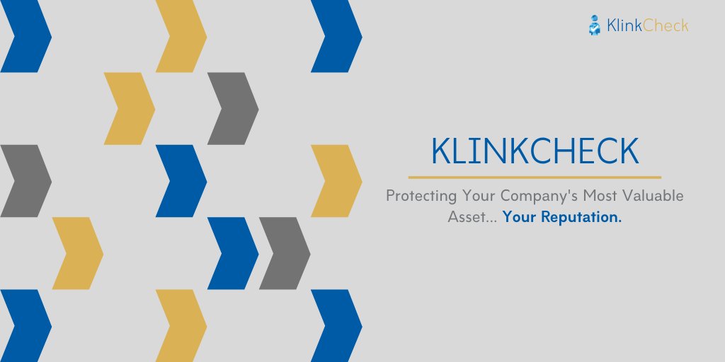 <a href="/KlinkCheck/">KlinkCheck</a> helps clients to hire with confidence, increase productivity and profits, and mitigate potential risks all while meeting mandated compliance requirements. buff.ly/3a07Liw   #Employment #backgroundcheck #duediligence