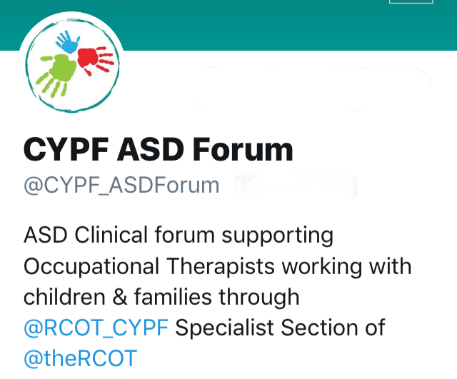RCOT CYPF (@rcot_cypf) on Twitter photo The @CYPF_ASDForum is looking to expand its committee and take on a student &/or member from outside the South of England. If interested email cypfcamhsforum@gmail.com <a href="/OTNorthumbria/">OTNorthumbria</a>
<a href="/Hudds_Uni_OT/">Occupational Therapy at University of Huddersfield</a>
<a href="/CovUniOT/">Coventry Uni OT</a>
@CumbriaOT
<a href="/LBOTSociety/">Leeds Beckett OT Society</a>
<a href="/UoE_OT/">Occupational Science & Therapy at Essex</a>
<a href="/RCOTStudents/">RCOTStudents</a>
<a href="/DerbyOTsociety/">D.O.T.S</a> The @CYPF_ASDForum is looking to expand its committee and take on a student &/or member from outside the South of England. If interested email cypfcamhsforum@gmail.com <a href="/OTNorthumbria/">OTNorthumbria</a>
<a href="/Hudds_Uni_OT/">Occupational Therapy at University of Huddersfield</a>
<a href="/CovUniOT/">Coventry Uni OT</a>
@CumbriaOT
<a href="/LBOTSociety/">Leeds Beckett OT Society</a>
<a href="/UoE_OT/">Occupational Science & Therapy at Essex</a>
<a href="/RCOTStudents/">RCOTStudents</a>
<a href="/DerbyOTsociety/">D.O.T.S</a>