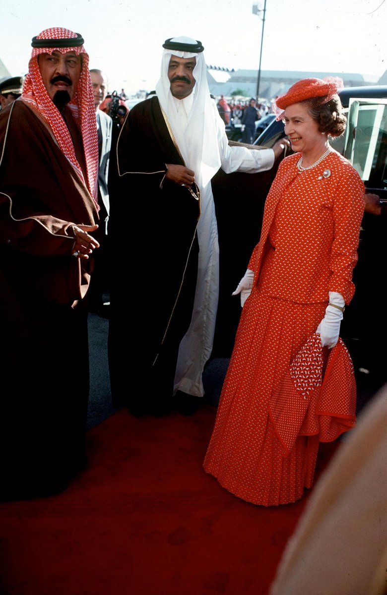 الأميرة الزابيث الثانيه في الرياض 🇸🇦
1979 م - 18 فبراير