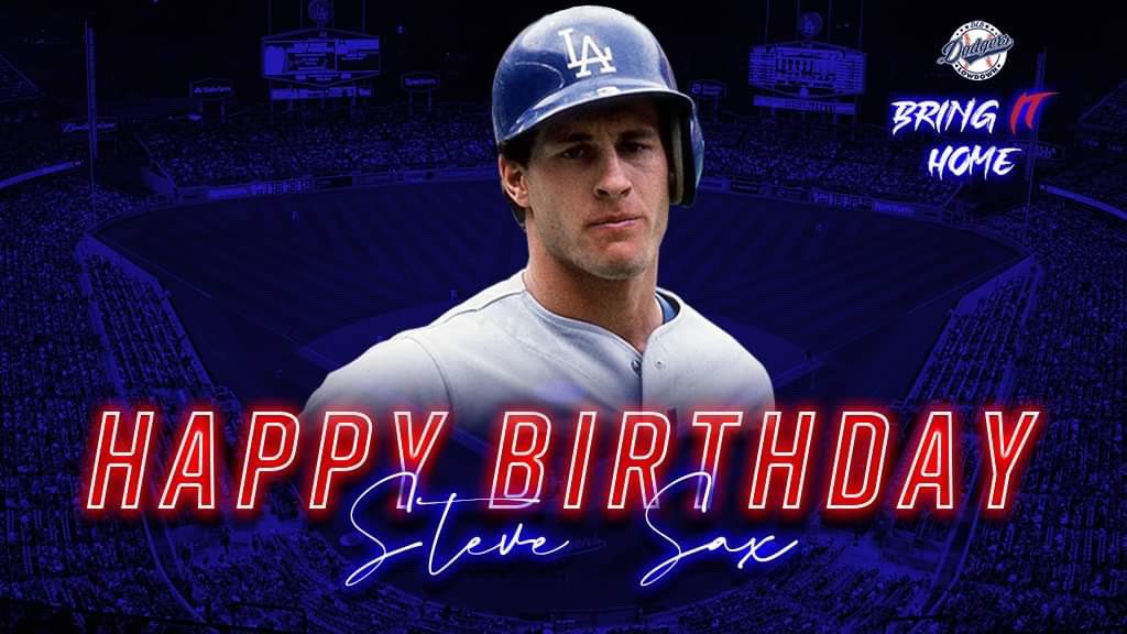 Happy Birthday, Steve Sax! 