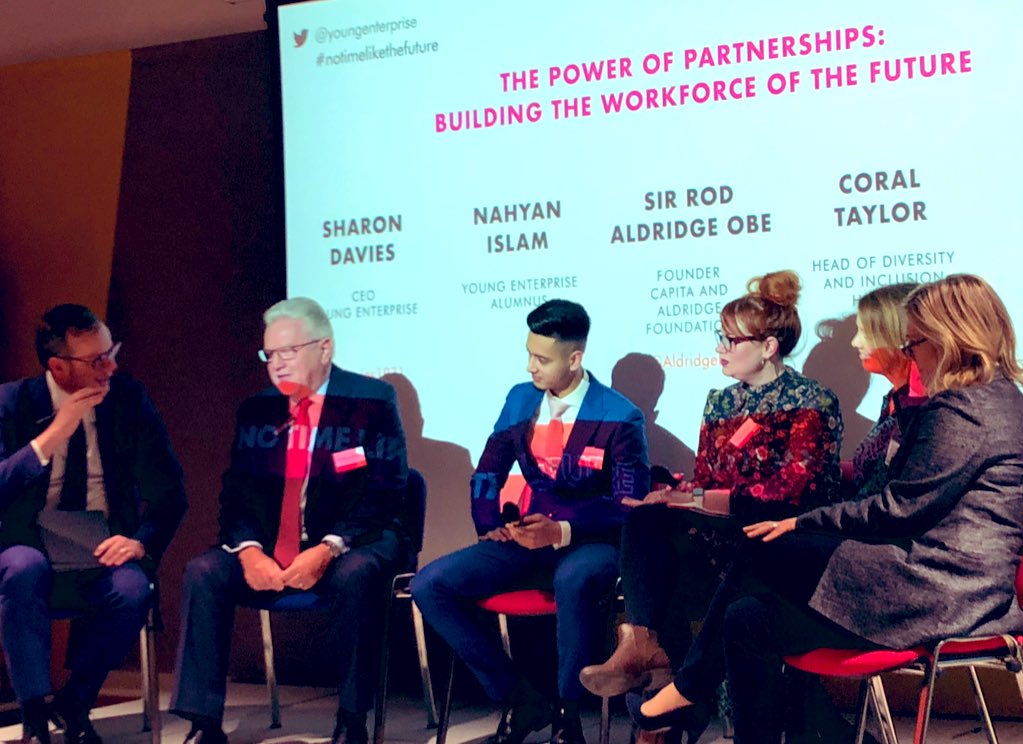 “It’s not where you come from, it’s where you want to get too” says Sir Rob Aldridge - equally true for all our <a href="/YE_NI/">Nita Yeast</a> young people - inner belief so important