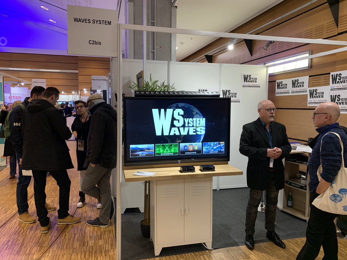 thierryroger13's tweet photo. Deuxième jour au #sitem . Grosse affluence sur le stand pour découvrir nos produits #audiovisuel pour les #musees et parcs à thème. Bravo à toute l équipe #wavessystem pour cette réussite !! https://t.co/5bwMh2H0qx