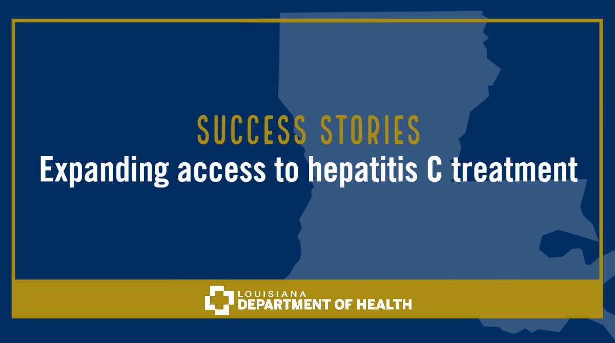 LADeptHealth's tweet photo. Over the last four years, we’ve worked to expand access to treatment for hepatitis C, the leading infectious disease killer of our time. Through a first-in-the-nation model, we aim to eliminate this disease in Louisiana in the next five years. #LDHSuccess #HepCFreeLA https://t.co/5JuC3SdHt6