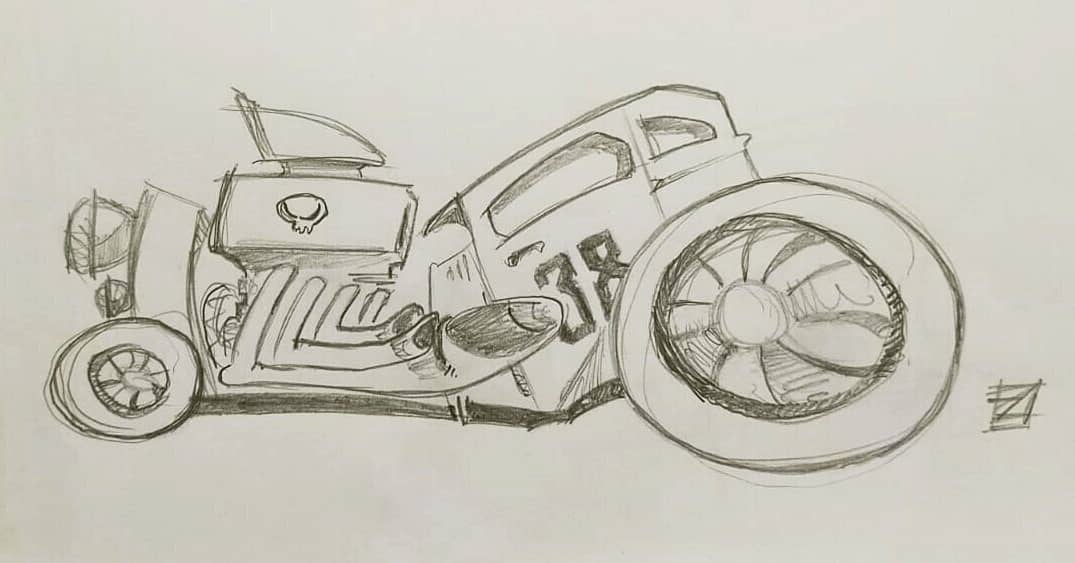 circodechicha's tweet photo. Probando coches (con ayuda 😍)
.
.
#hotrod #ratrod #car #coche #automovil #CircoDeChicha #comic #comic2020 #illustration #ilustracion #drawing #dibujo #sketch #ink #tinta #doodle #boceto #tatuaje #tattoo https://t.co/PyBYAIBVxI