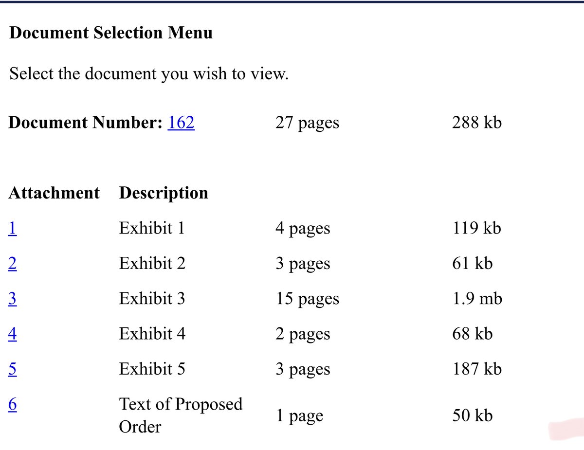 So if you want to pay for the filing see link below or you’ll have to wait until my work day is done  https://ecf.dcd.uscourts.gov/doc1/04507629718?caseid=191592