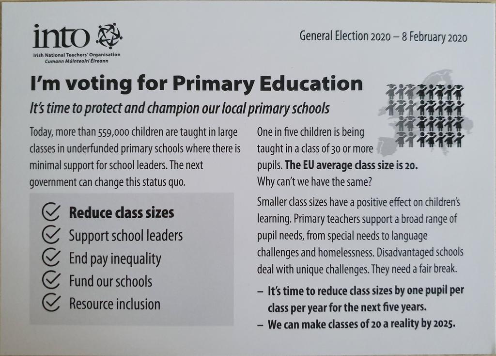 gurranejuniors's tweet image. Please consider raising the Pupil- Teacher Ratio with any candidates you meet in the next 2 weeks. Small schools (4 teachers or fewer) were especially given a big increase a number of years ago.  #WhereFuturesStart #4Classes #2TeacherSchool