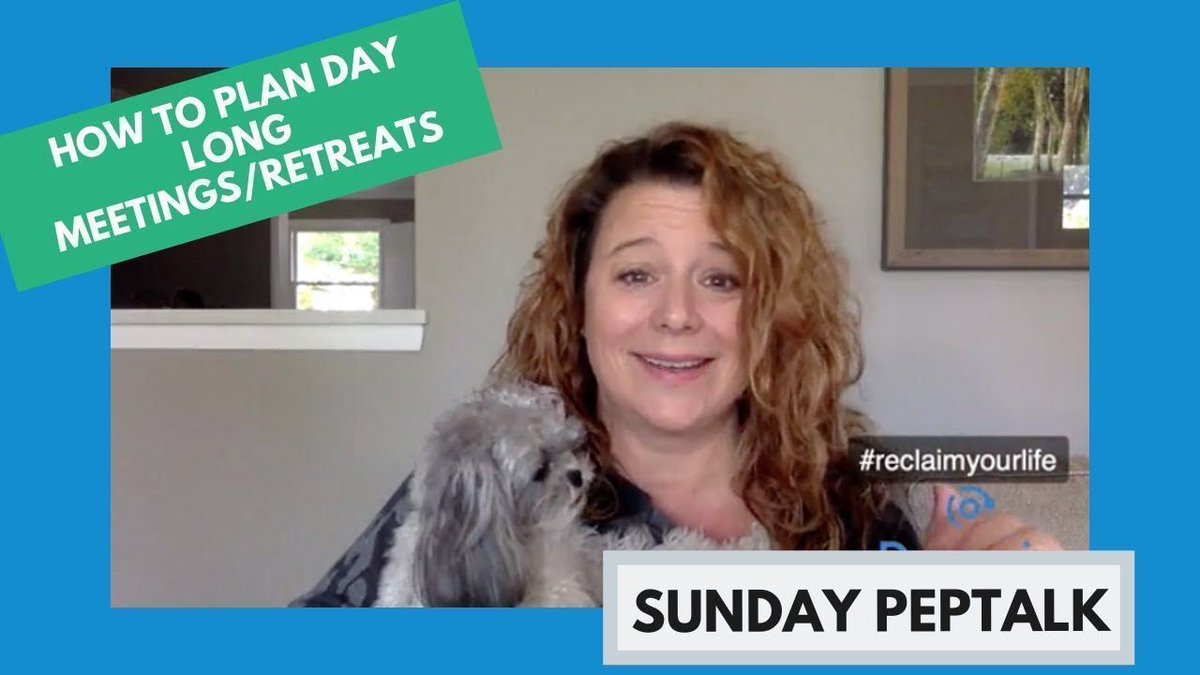 Too many people make the mistake of treating all day meetings like they are just a longer meeting. 
buff.ly/2qaAv5W