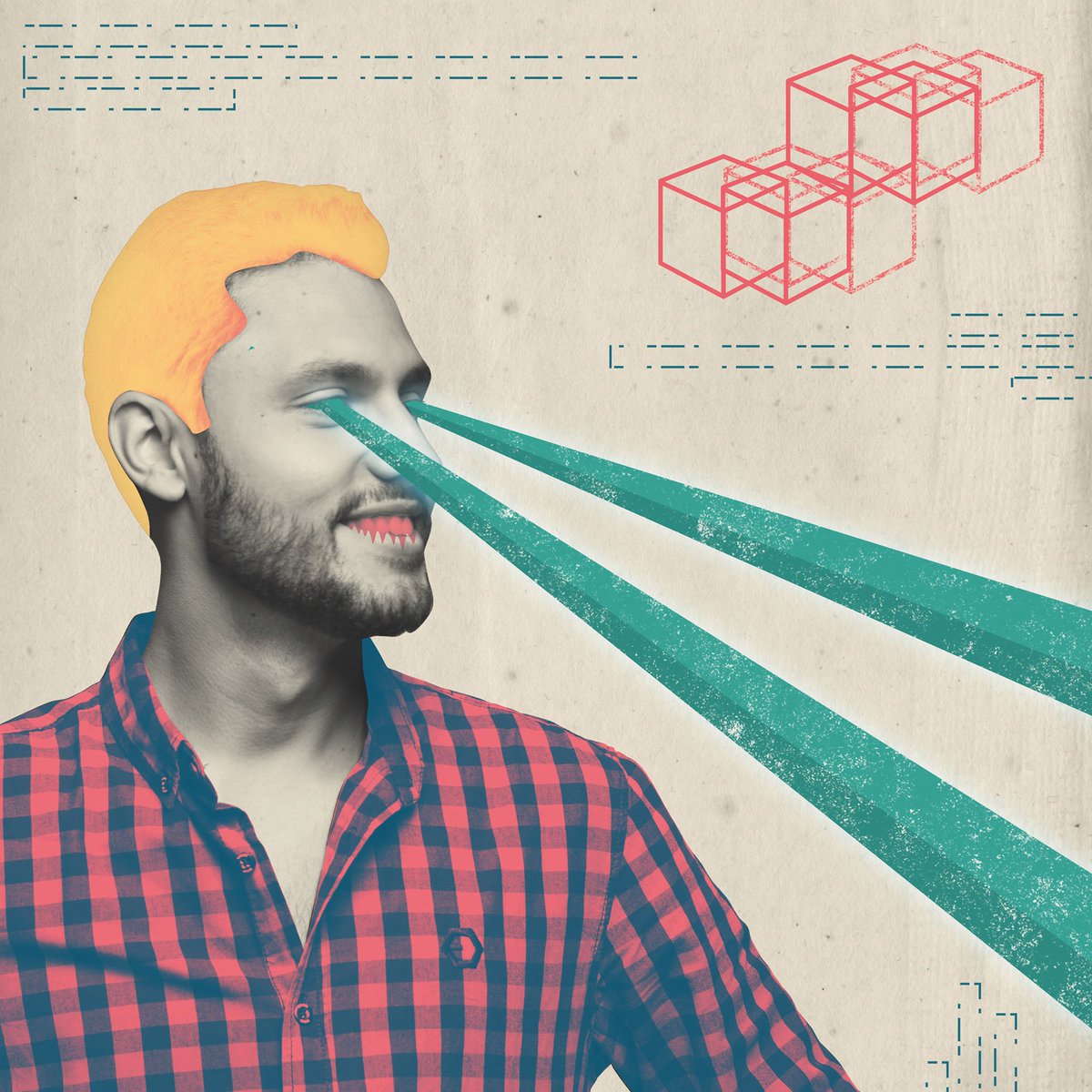 RobHalhead's tweet image. Ricardo Araújo, 32/50 commissions I created for the fifty 'D&amp;amp;AD New Blood Academy Winners'.
- Commissions - hello@robhalhead.co.uk

#collageart  #digitalcollage #newblood #newbloodacademy #illustration #collageillustration #art  #photoshop  #digitalcollage  #artfido #dandad