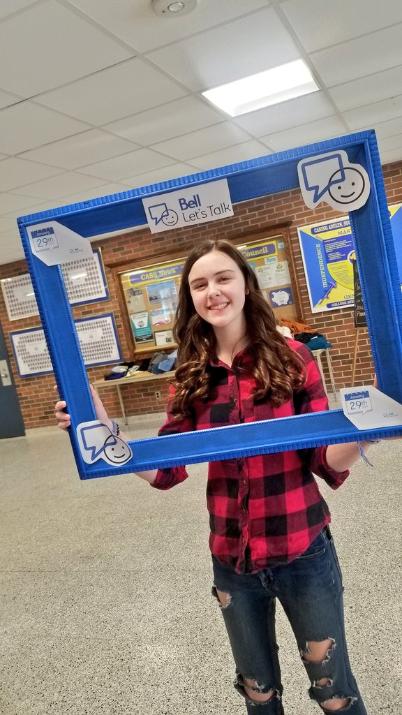 vthomps2's tweet photo. It's #BellLetsTalk Day! Thanks @CassGuidance for reminding us all it is okay to reach out 🤝 #MentalHealthAwareness #CASScares @TVDSBcares https://t.co/WHXKEhWiIT