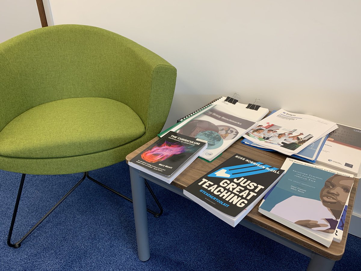 TeacherToolkit's tweet image. Day 2 at SHAPE International 🏫 School with headteacher, @mrntandl 

Tour of classrooms, podcast and #JustGreatTeaching teacher training, exploring the #VerbalFeedbackProject research for teachers. Spotted @MaryMyatt’s book in his office. 😇

#SLTchat