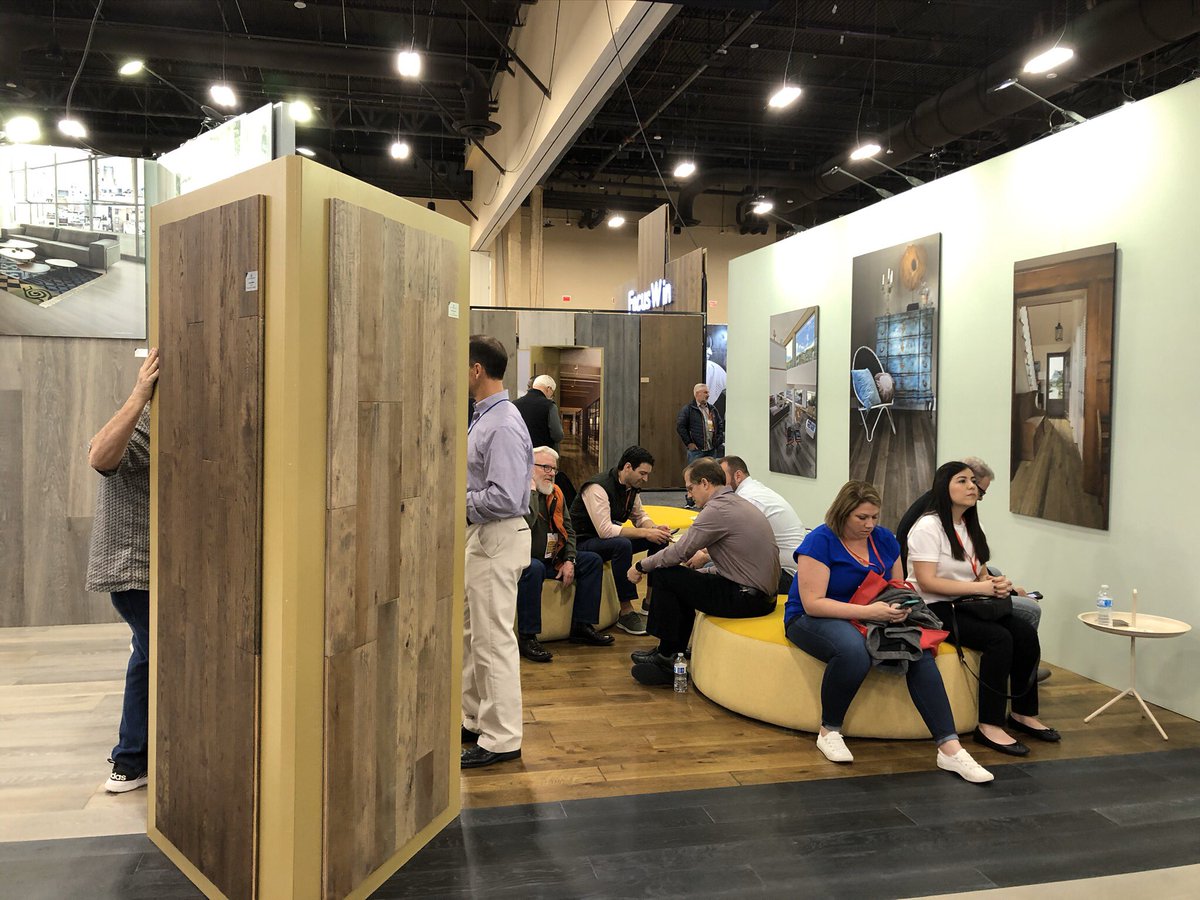 HallmarkFloors's tweet image. New colors and collections at our booth 1127 only at SURFACES! 
@TISEevents #tise2020