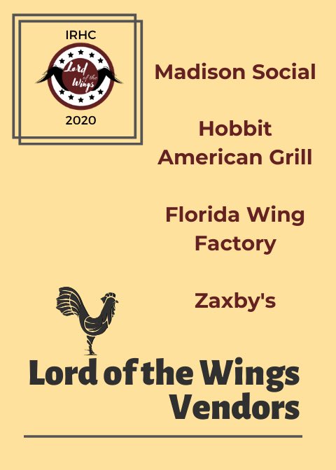IRHCFSU's tweet photo. Get excited! See below to see IRHC Lord of the Wing 2020 vendors. #LOTW https://t.co/FVXUO26jpR