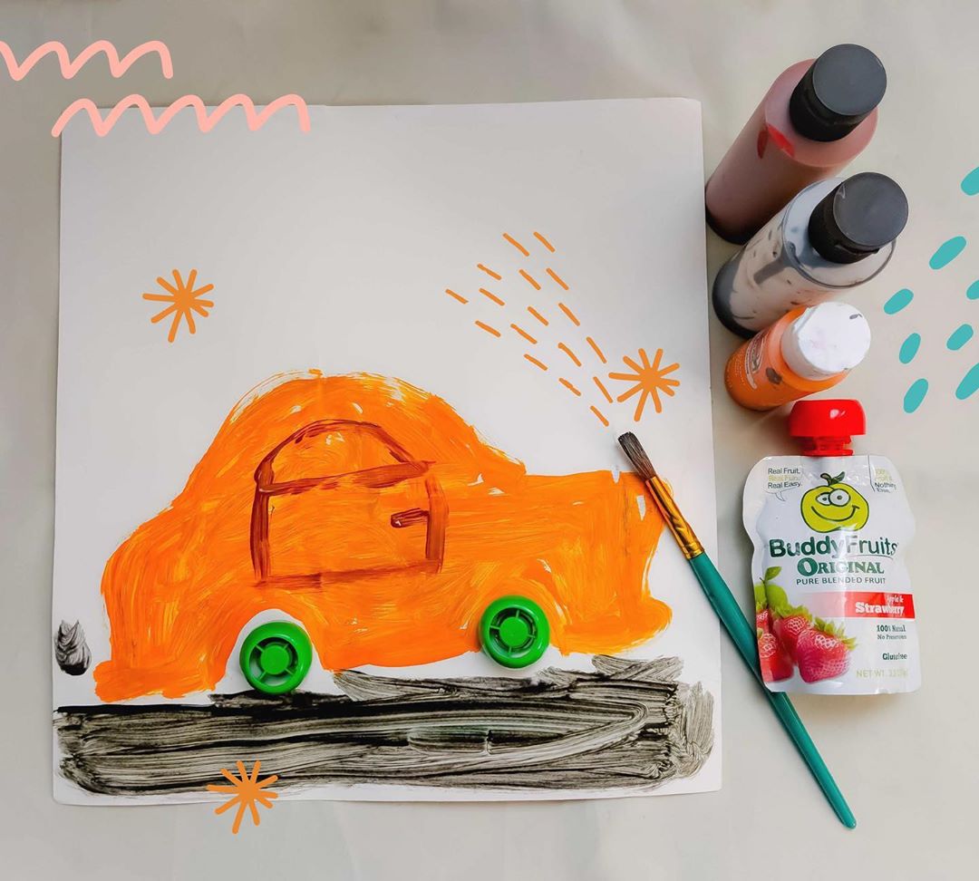 buddyfruits's tweet photo. Hi 👋 from Cassandra the car, fueled by 100% real fruit! What are your little ones making with their #BuddyFruits caps? Share in the comments! https://t.co/My7r0rnLF2