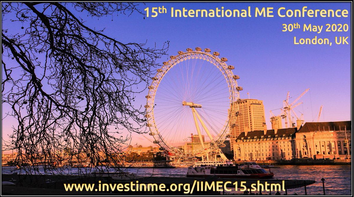 Invest_in_ME's tweet photo. 15th International ME Conference in #London

https://t.co/kKUFFxaL4f

Chairman's Welcome Message -#IIMEC15: A 2020 VISION for ME
SUSTAINING and DEVELOPING the FOUNDATIONS of RESEARCH into ME 
https://t.co/US6XIQeitf
#mecfs #research #cpd #MEConferenceWeek2020 #ME2020 https://t.co/F85Z5iOpaf