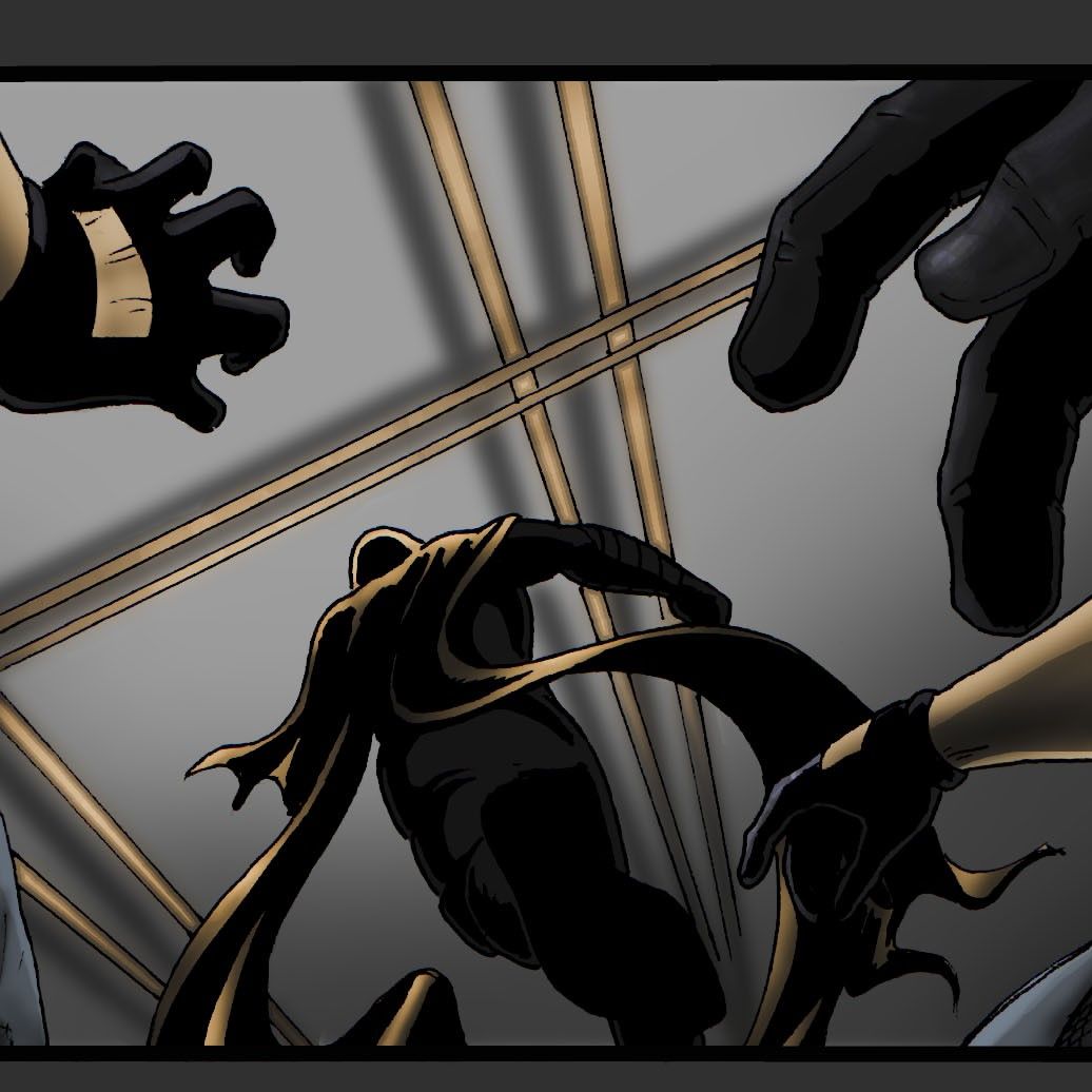 Riven #5 on sale now <a href="/DriveThruComics/">DriveThruComics</a> 
buff.ly/30dNEsG

#art #comicbooks <a href="/WebComicNetwork/">WebComicNetwork</a> <a href="/indie_comics/">BIG Comics</a> #indiecomics #Batman
#comicbooks #ReadIndie