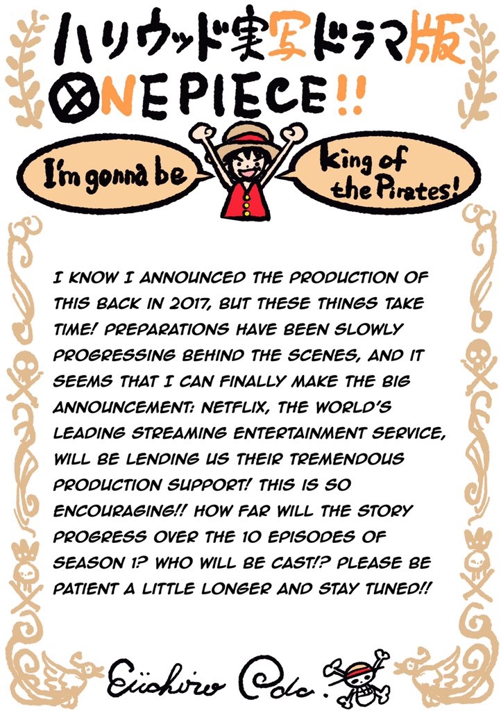 One Piece' Live-Action Behind-The -Scenes Info