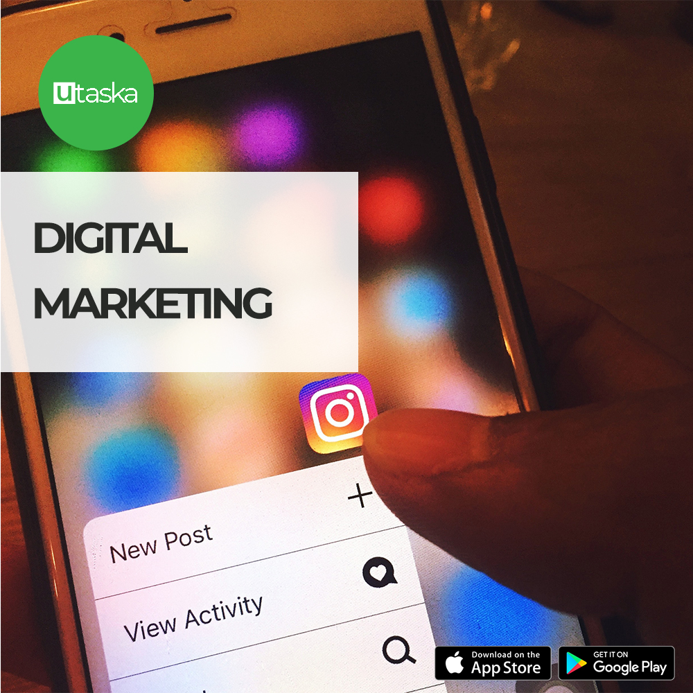 UtaskaApp's tweet photo. Do you need a Digital Marketer to help you with Facebook &amp; Instagram marketing? Book a professional today.

Download Utaska App Now.

#makingEverydayLifeEasier #theFutureOfWork https://t.co/j0YmYAQQbR