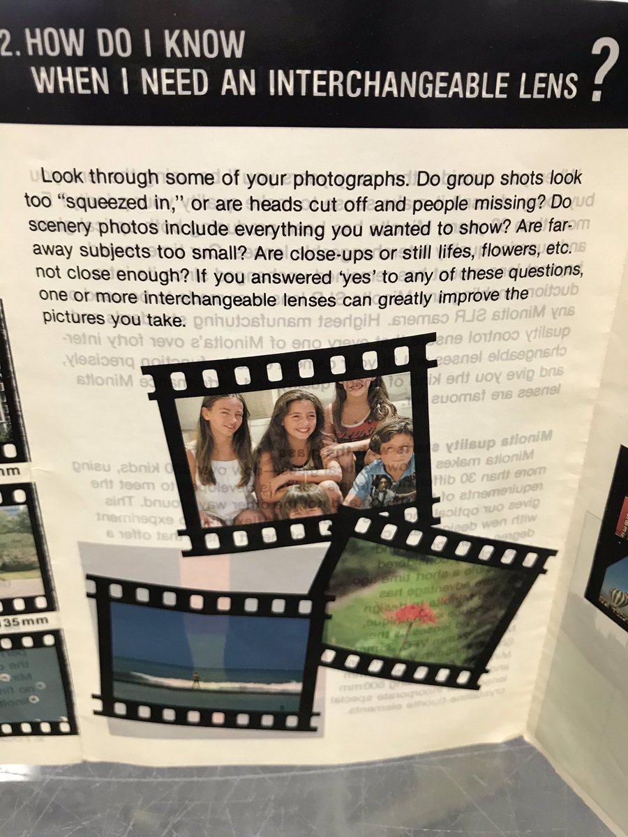 fantailmedia's tweet image. Sometimes the #vintageadvertising material is right on point; #cameratips from Minolta back in the day...