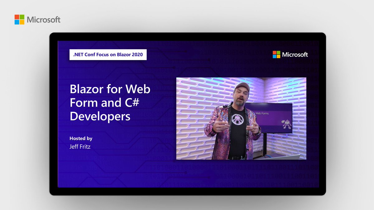 Bring #Blazor into your Web Forms.

@CSharpFritz shows you how: https://msft.it/6018TZT1I