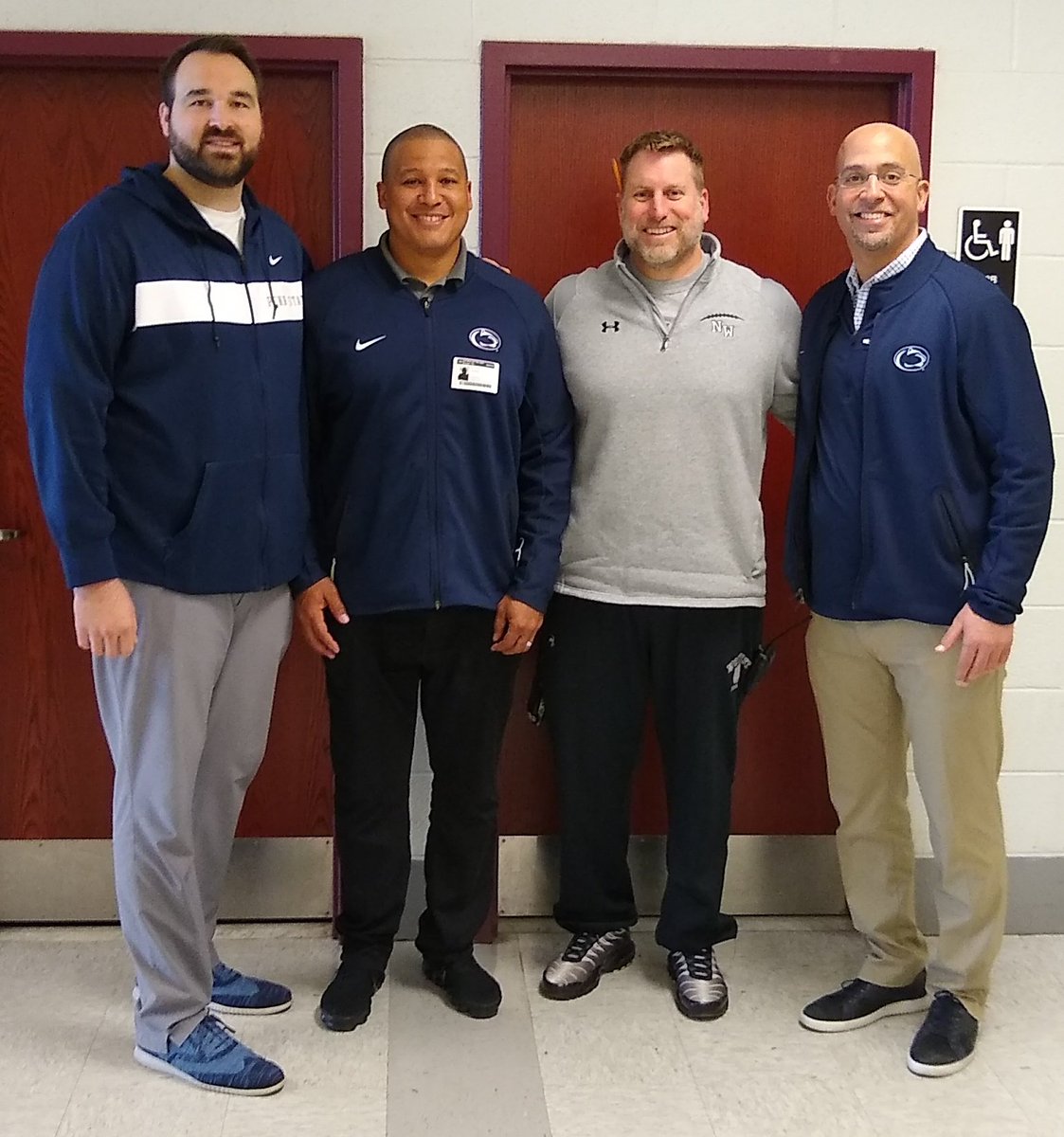 Mike Neubeiser (@coachneub) on Twitter photo Honored to have <a href="/TylerBowen/">Tyler Bowen</a> <a href="/coachseider/">Ja’Juan Seider</a> & <a href="/coachjfranklin/">James Franklin</a> from <a href="/PennStateFball/">Penn State Football</a> stop by <a href="/NWHSfootball/">Northwest Football</a> #WeAre Honored to have <a href="/TylerBowen/">Tyler Bowen</a> <a href="/coachseider/">Ja’Juan Seider</a> & <a href="/coachjfranklin/">James Franklin</a> from <a href="/PennStateFball/">Penn State Football</a> stop by <a href="/NWHSfootball/">Northwest Football</a> #WeAre