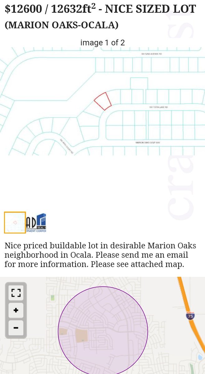 Buildable lot for sale in one of the fastest growing areas in Central Florida. #Ocala#Ocalalandforsale#buildablelot#land#buyandbuild#stadrealestate