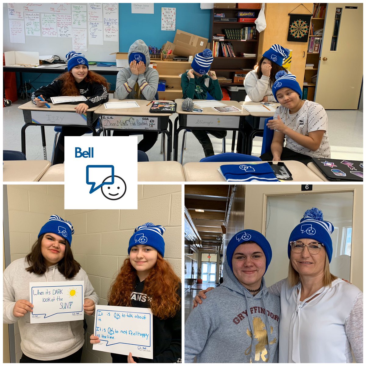 HASlearns's tweet photo. Today we made positive change #BellLetsTalk Keep talking #HASLearns https://t.co/mkbzdn6Ke6