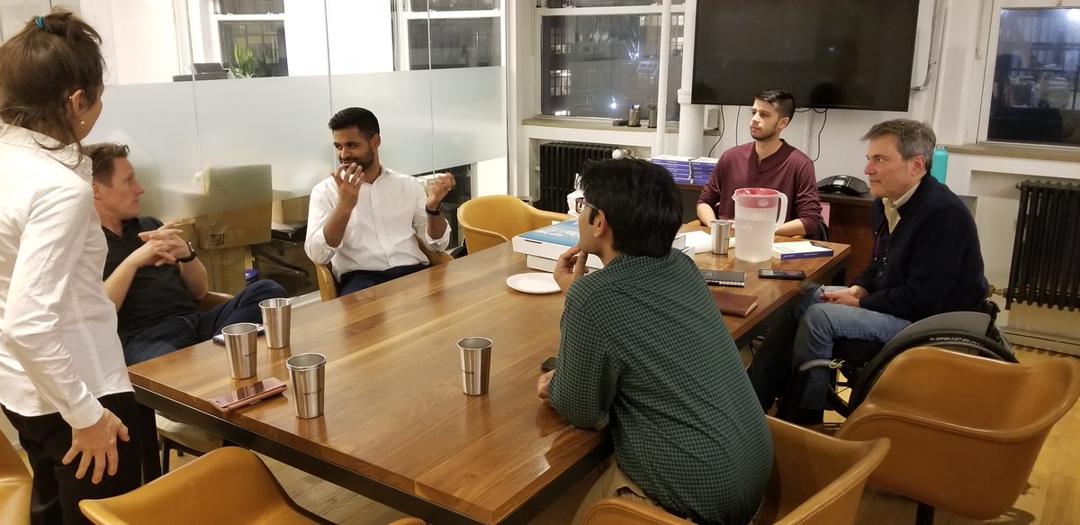 TerenceNY's tweet photo. The @foundersnetwork has a great event last night in #NYC with @kunalm107 who just published his second book #FindingGenius.   Check it out and let me know if you'd like to come to the next event! https://t.co/g0i55a2jRj