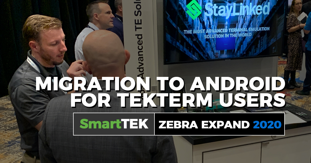StayLinked's tweet photo. @StayLinked is at the @ZebraTechnology #Expand2020 NALA in #Reno. Stop by the booth to learn more about #SmartTEK, the only #Android solution for #Tekterm users. https://t.co/bRPPUZoY5X https://t.co/sfL8jpemtw