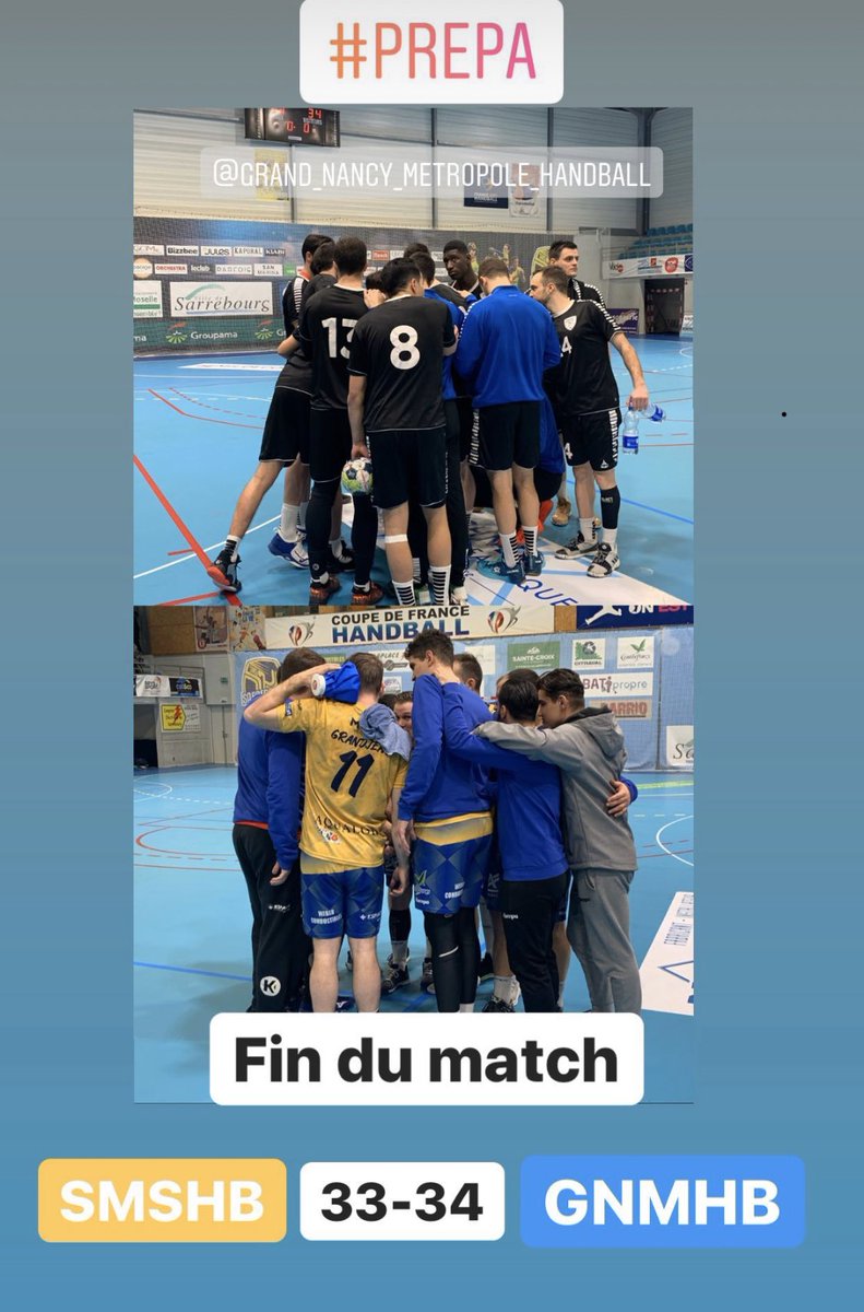 SMSHandball's tweet photo. 🚨#PrepaN1🚨
Courte défaite du @SMSHandball pour son deuxième match de préparation.
Victoire du @GNMHAND
Score: 3️⃣3️⃣-3️⃣4️⃣
#AllezSMSHB #OnNeLacheRien https://t.co/iPXbUUmyQS