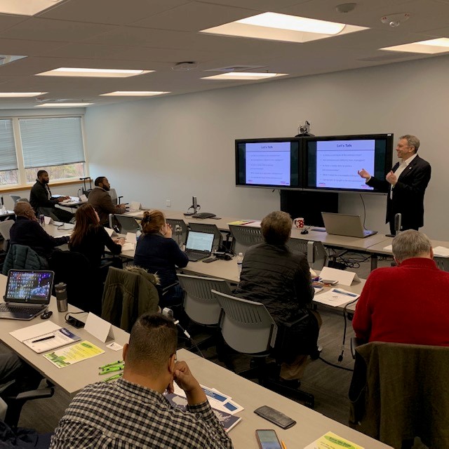 SBA held a Boots to Business Reboot entrepreneurship training program.