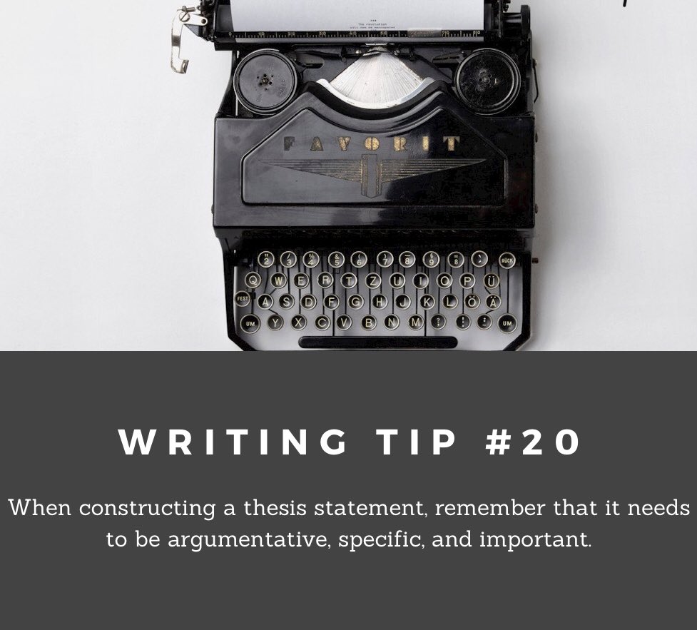 Has any of your professors started assigning papers for you to right? If so, here’s a reminder about writing thesis statements 

#cluwritingcenter #callutheranwritingcenter #writingcenter #writing #writingtips