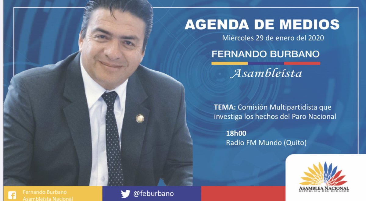 feburbano's tweet photo. En pocas horas estaré en @fmmundo para hablar acerca de los hechos del #ParoNacional @ComisionParo #AgendaDeMedios https://t.co/JQa5k8YixW